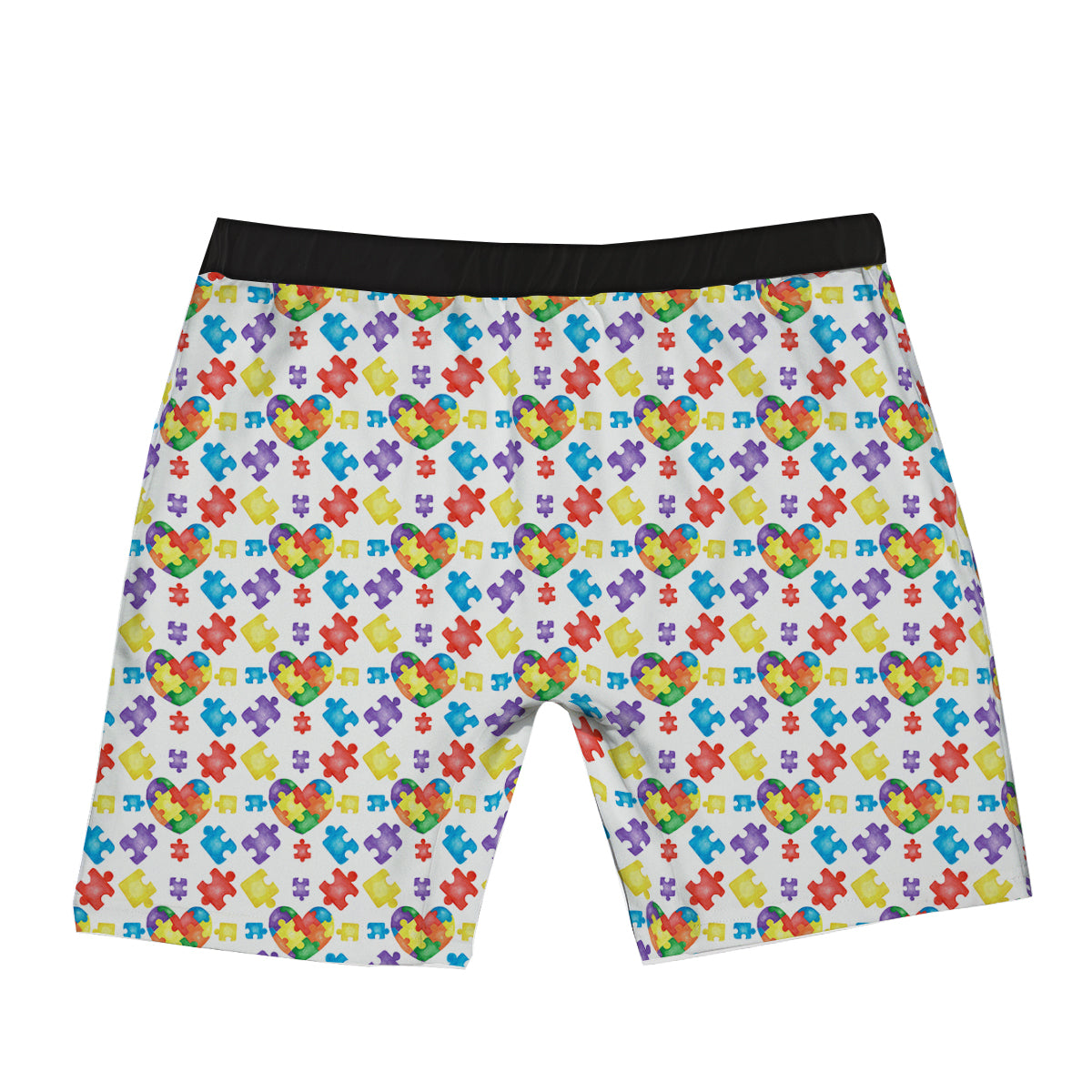 Autism Awareness Print Pattern Boxer Briefs-grizzshop