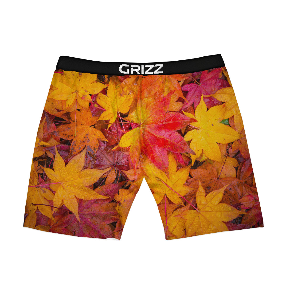 Autumn Leaves Print Boxer Briefs-grizzshop
