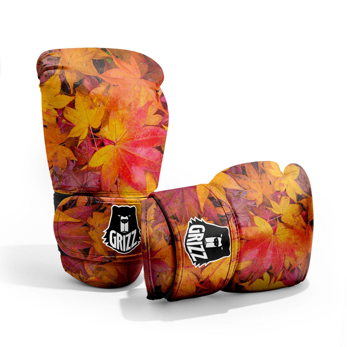 Autumn Leaves Print Pro Boxing Glove