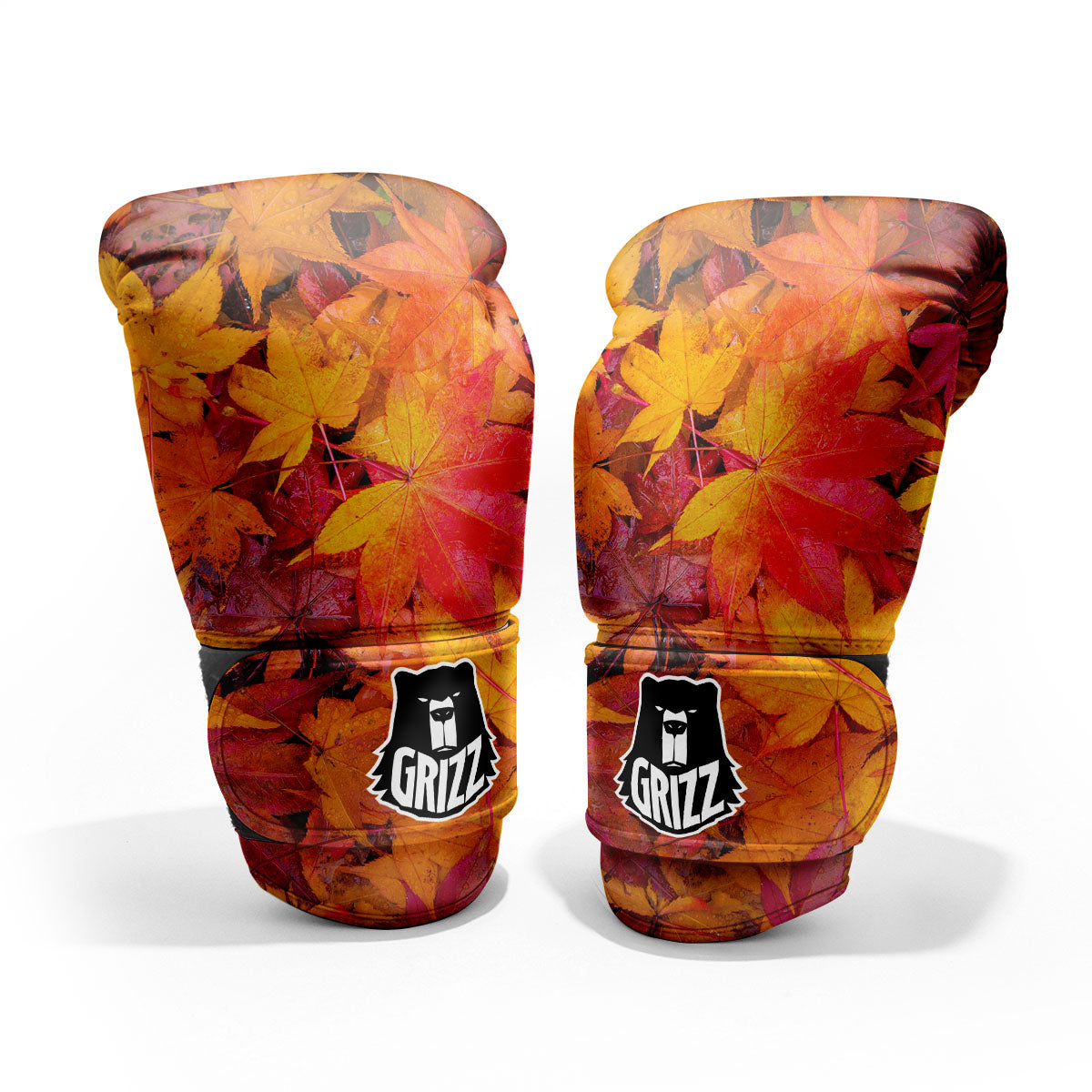 Autumn Leaves Print Pro Boxing Glove