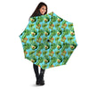 Avocado And Watercolor Kiwi Print Pattern Umbrella-grizzshop