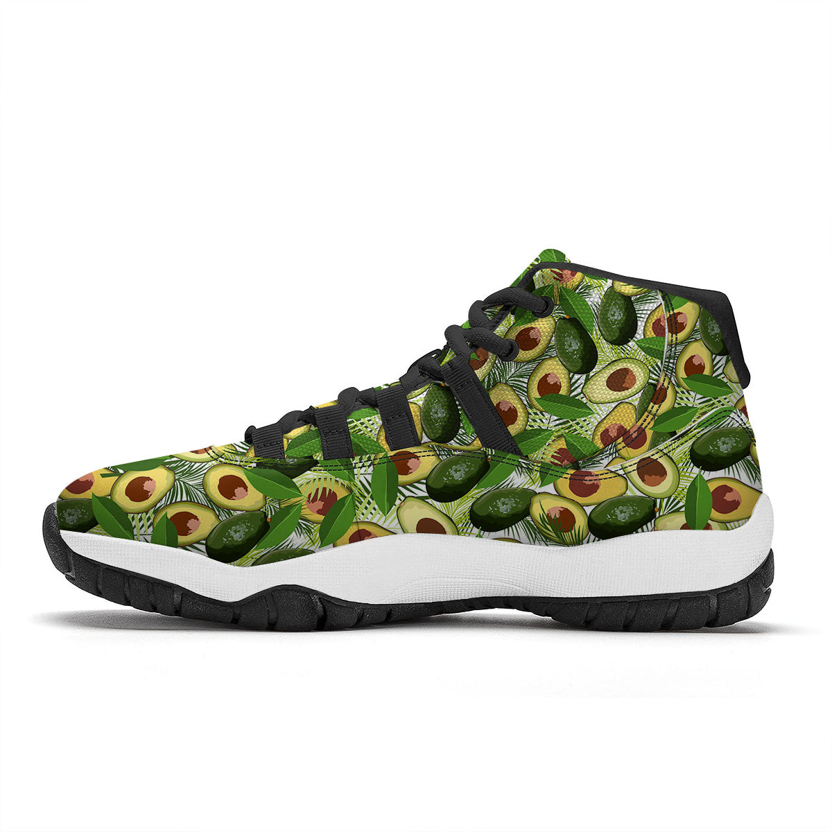 Avocado Black Bball Shoes-grizzshop