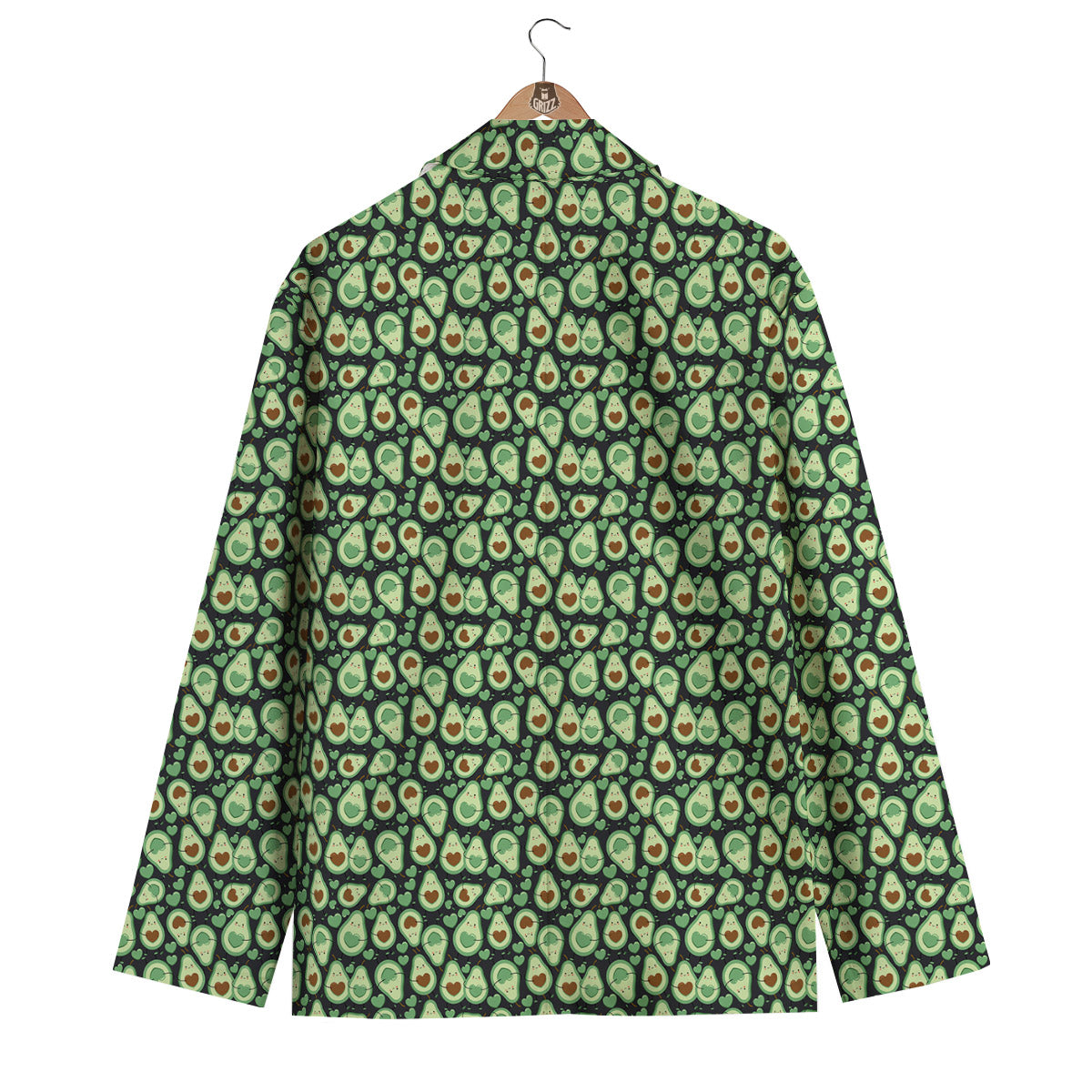 Avocado Cute Print Pattern Men's Blazer-grizzshop