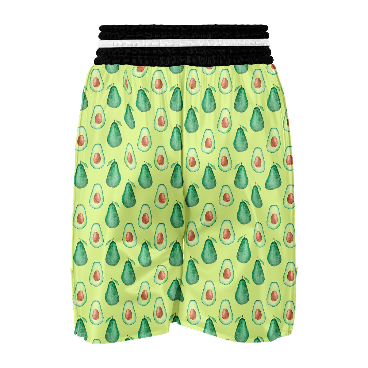 Avocado Doodle Boxing Shorts-grizzshop
