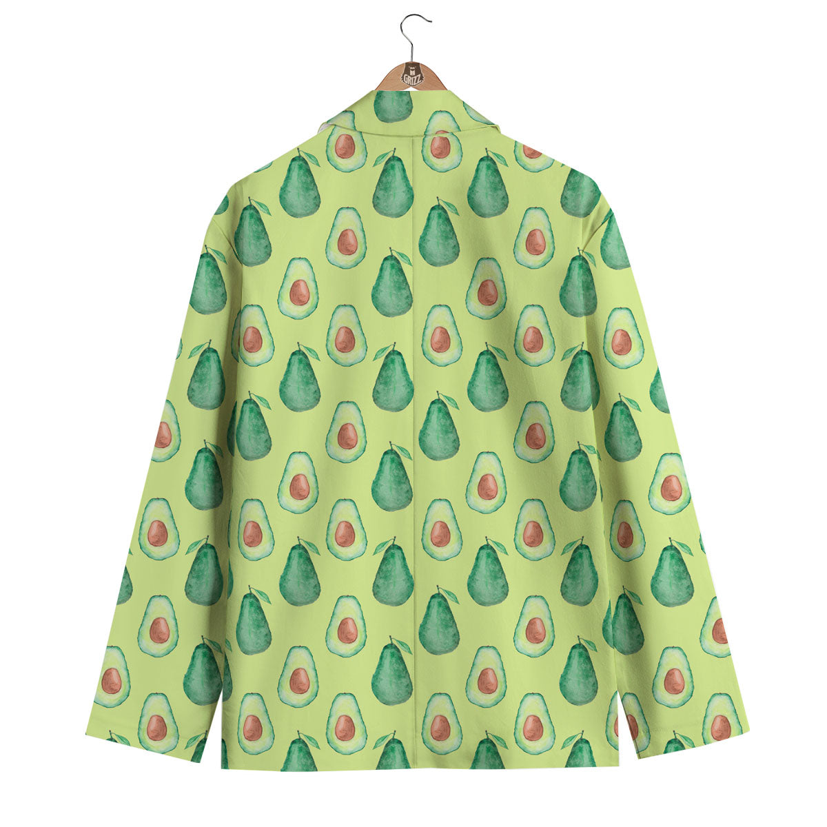 Avocado Doodle Men's Blazer-grizzshop