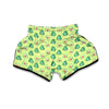 Avocado Doodle Muay Thai Boxing Shorts-grizzshop