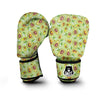 Avocado Green Watercolor Print Boxing Gloves-grizzshop