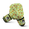 Avocado Green Watercolor Print Boxing Gloves-grizzshop