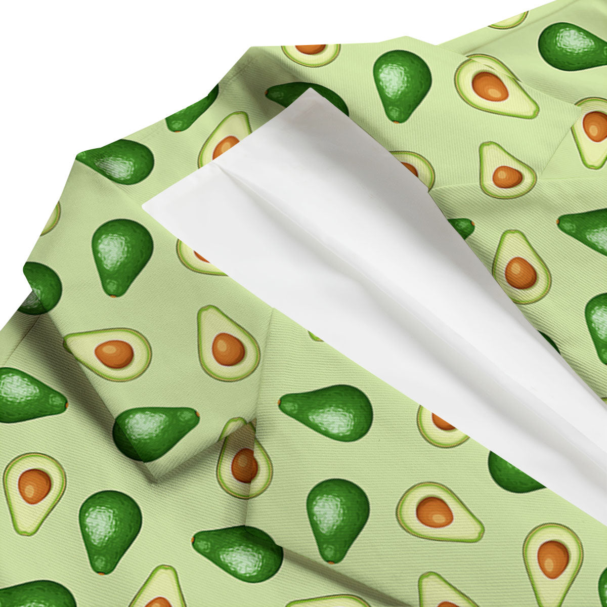 Avocado Half Cut Print Men's Blazer-grizzshop