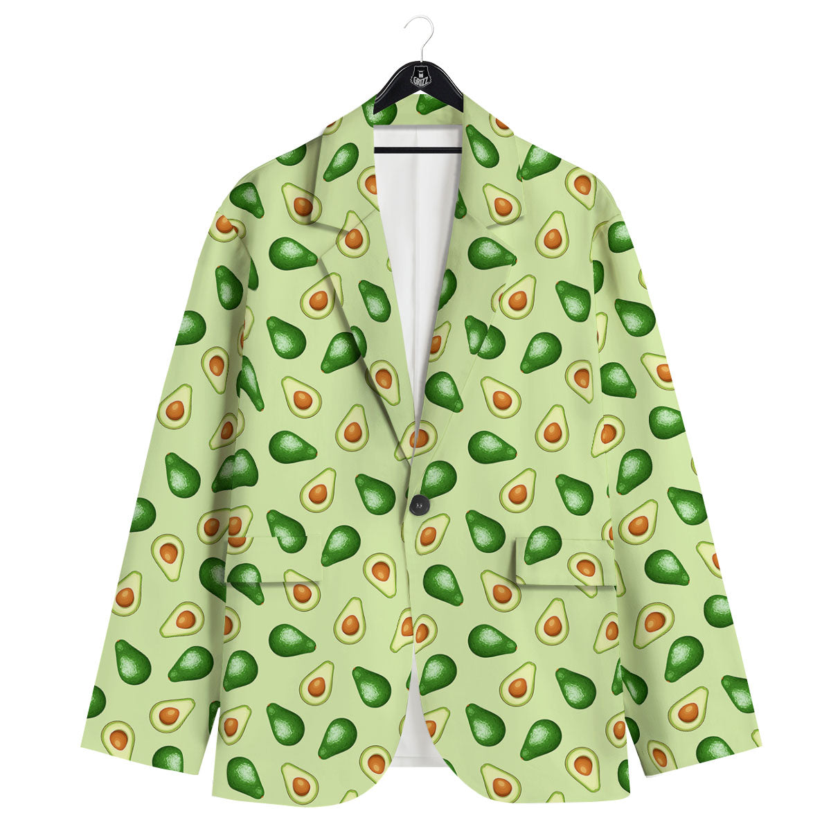 Avocado Half Cut Print Men's Sport Coat-grizzshop