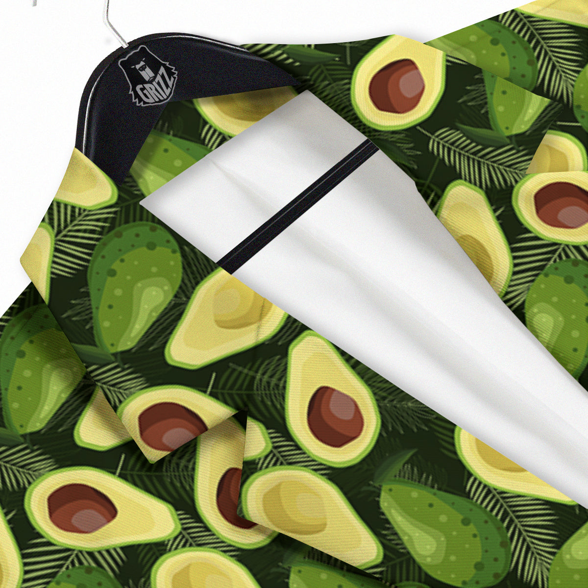 Avocado Half Cut Print Pattern Men's Sport Coat-grizzshop