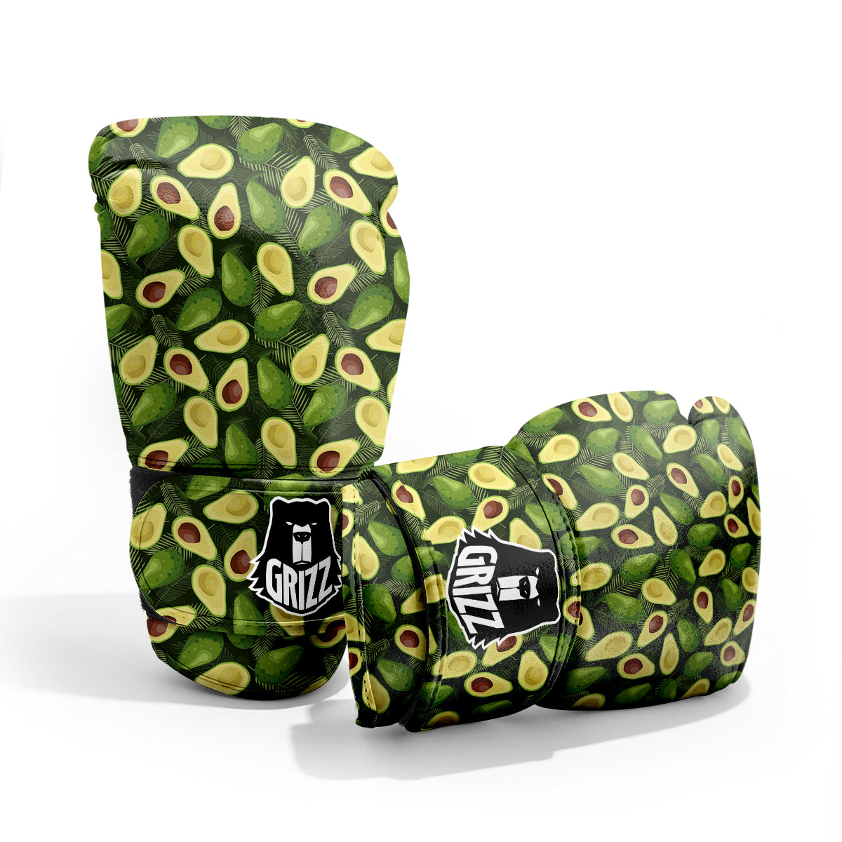 Avocado Half Cut Print Pattern Pro Boxing Glove