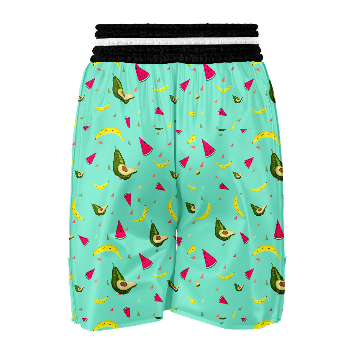 Avocado Mix Fruit Boxing Shorts-grizzshop