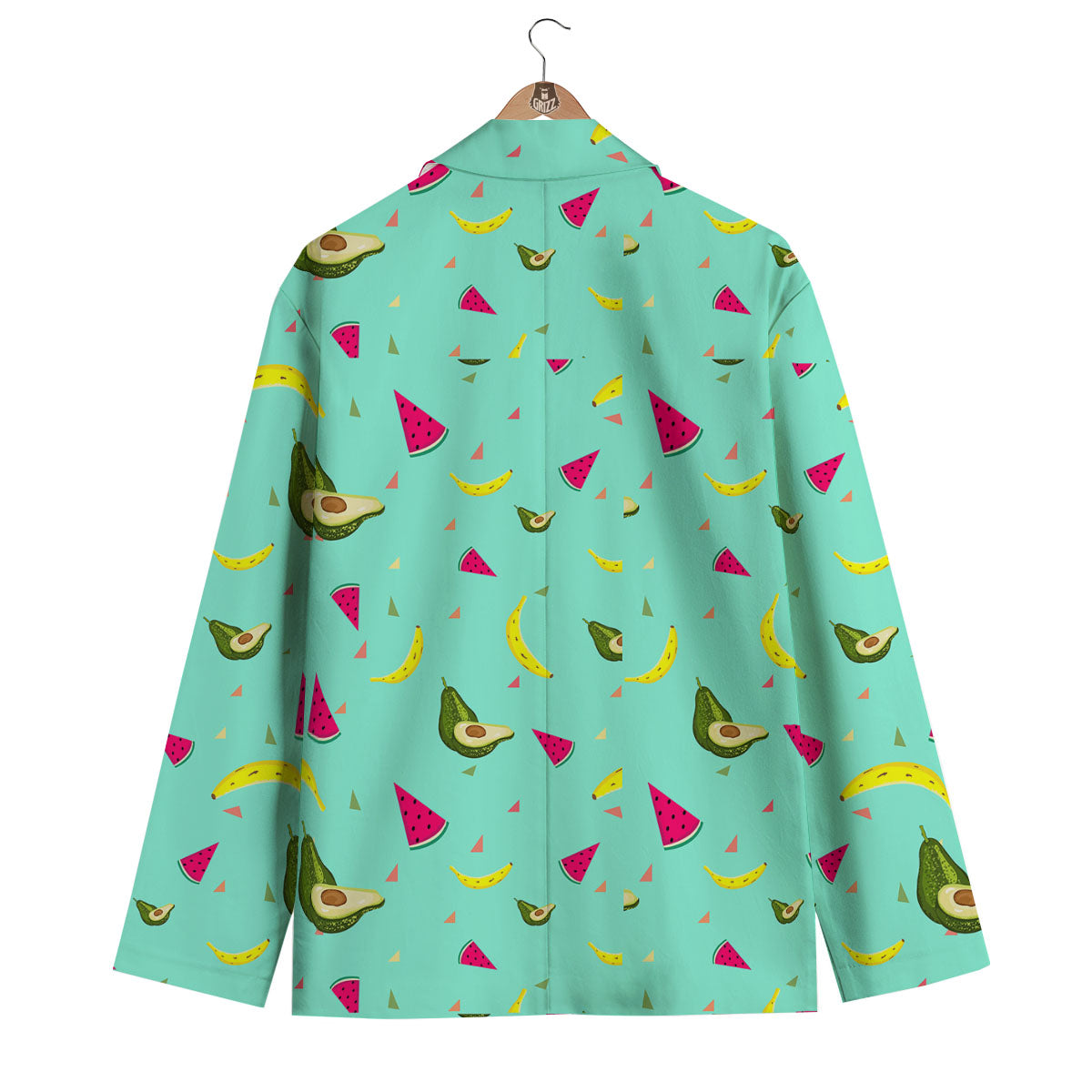 Avocado Mix Fruit Men's Blazer-grizzshop