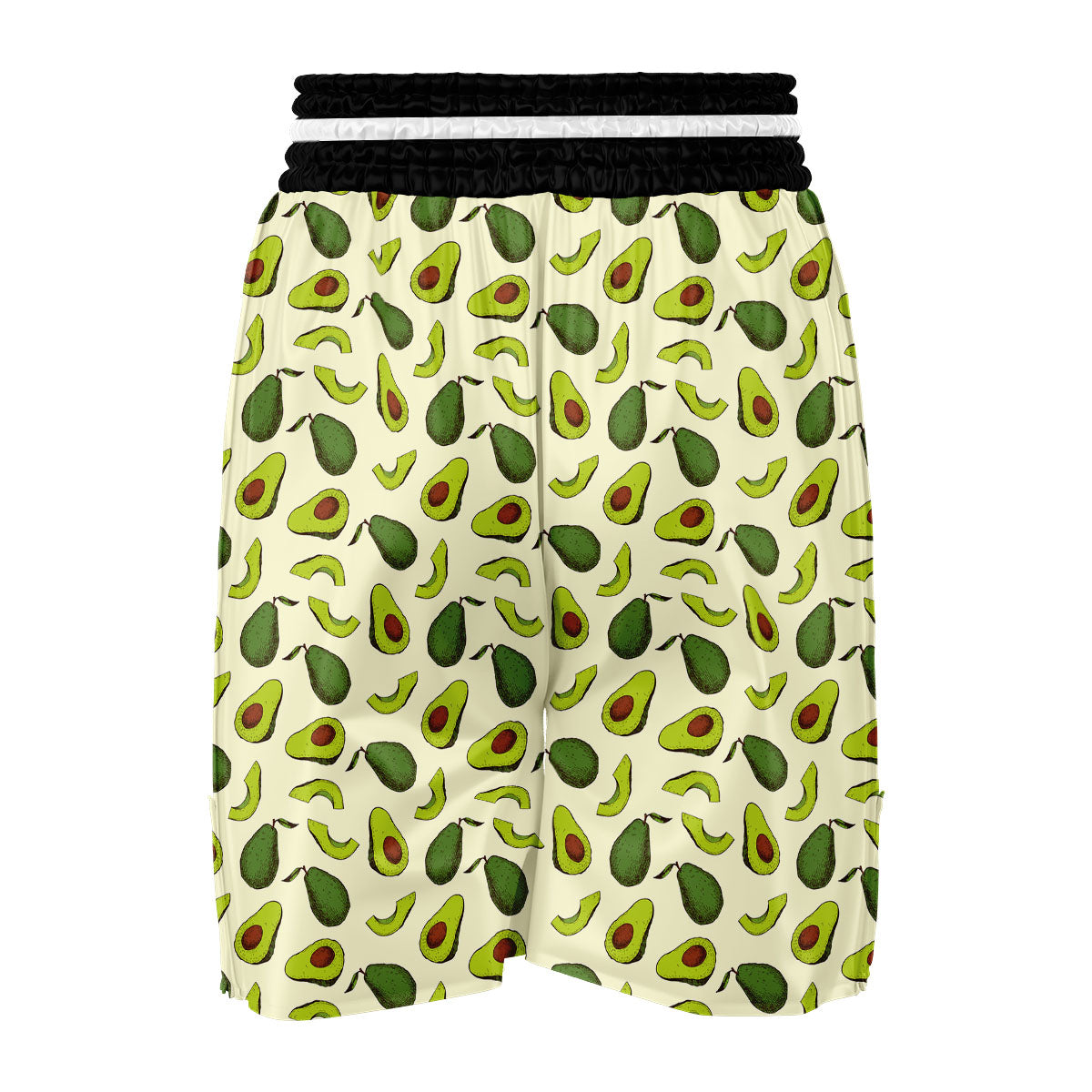 Avocado Pattern Boxing Shorts-grizzshop