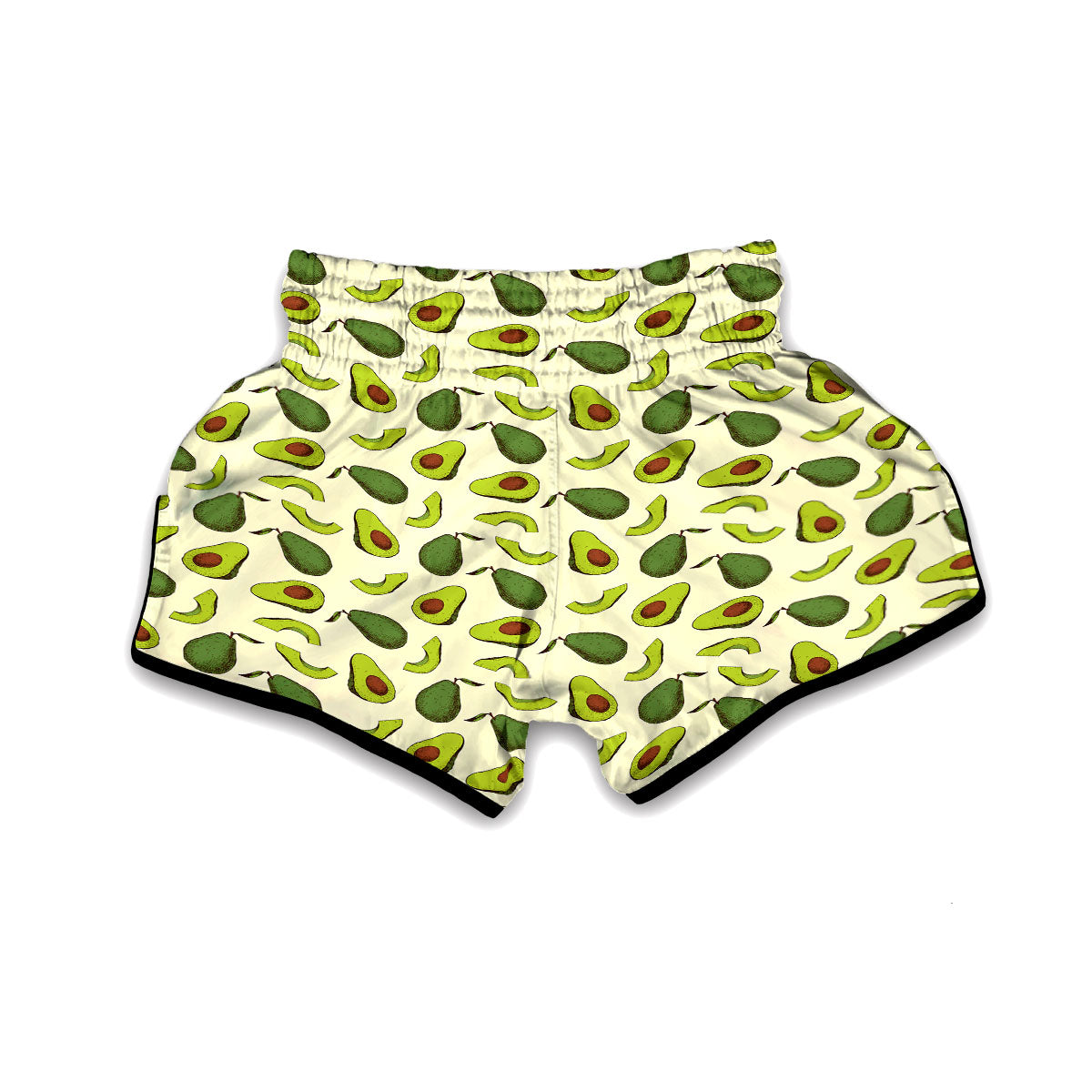 Avocado Pattern Muay Thai Boxing Shorts-grizzshop