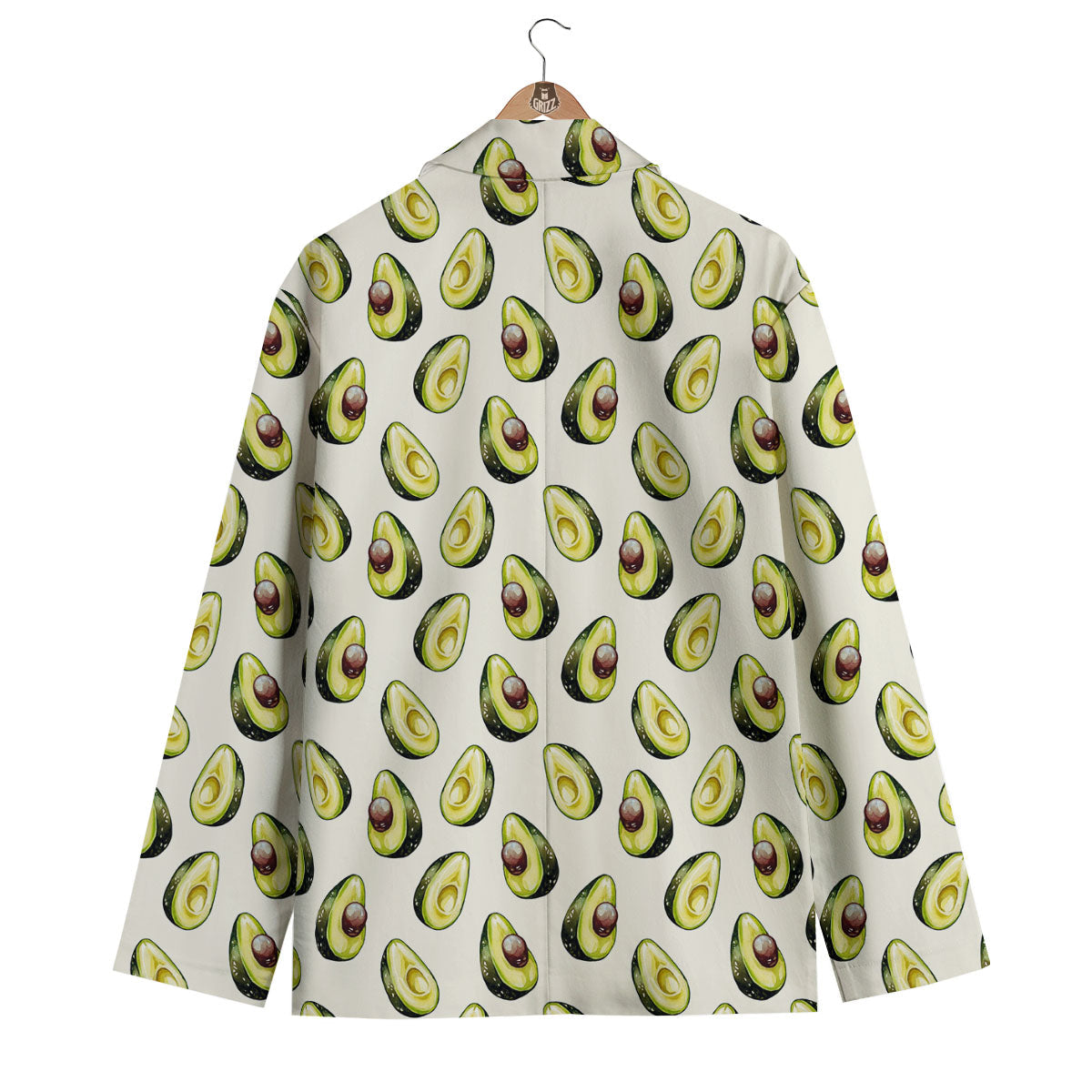Avocado Print Men's Blazer-grizzshop