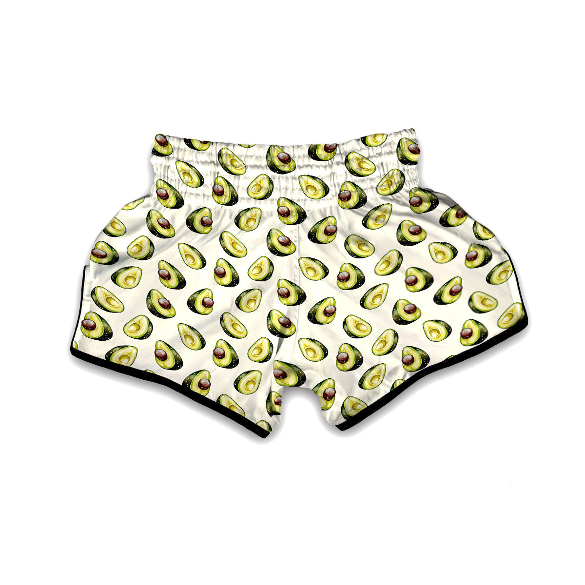 Avocado Print Muay Thai Boxing Shorts-grizzshop