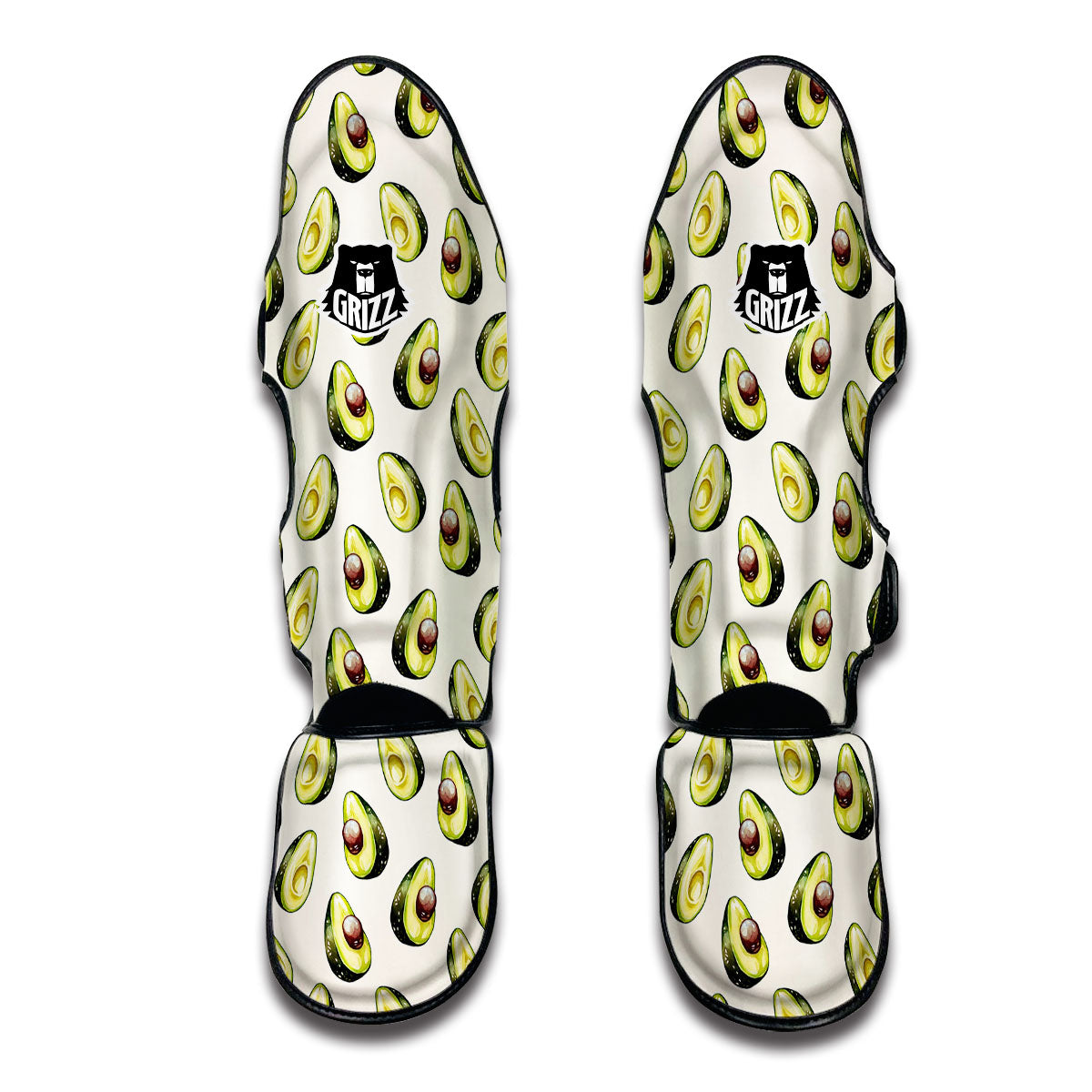 Avocado Print Muay Thai Shin Guards-grizzshop
