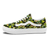 Avocado Watercolor Print Pattern Skate Shoes-grizzshop