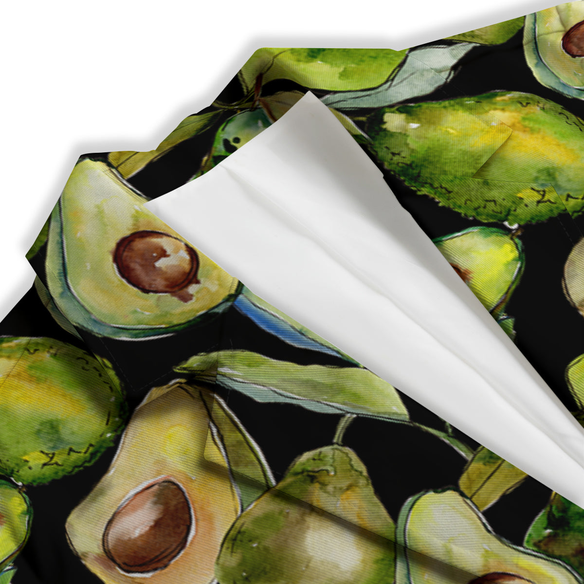 Avocado Watercolor Print Pattern Women's Blazer-grizzshop