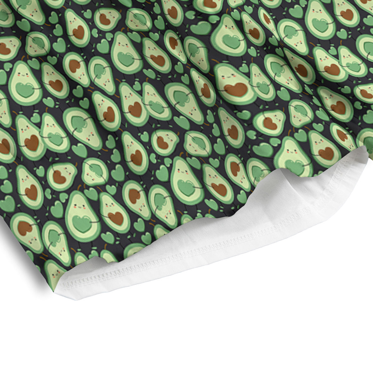 Avocado Cute Print Pattern Men's Athletic Shorts