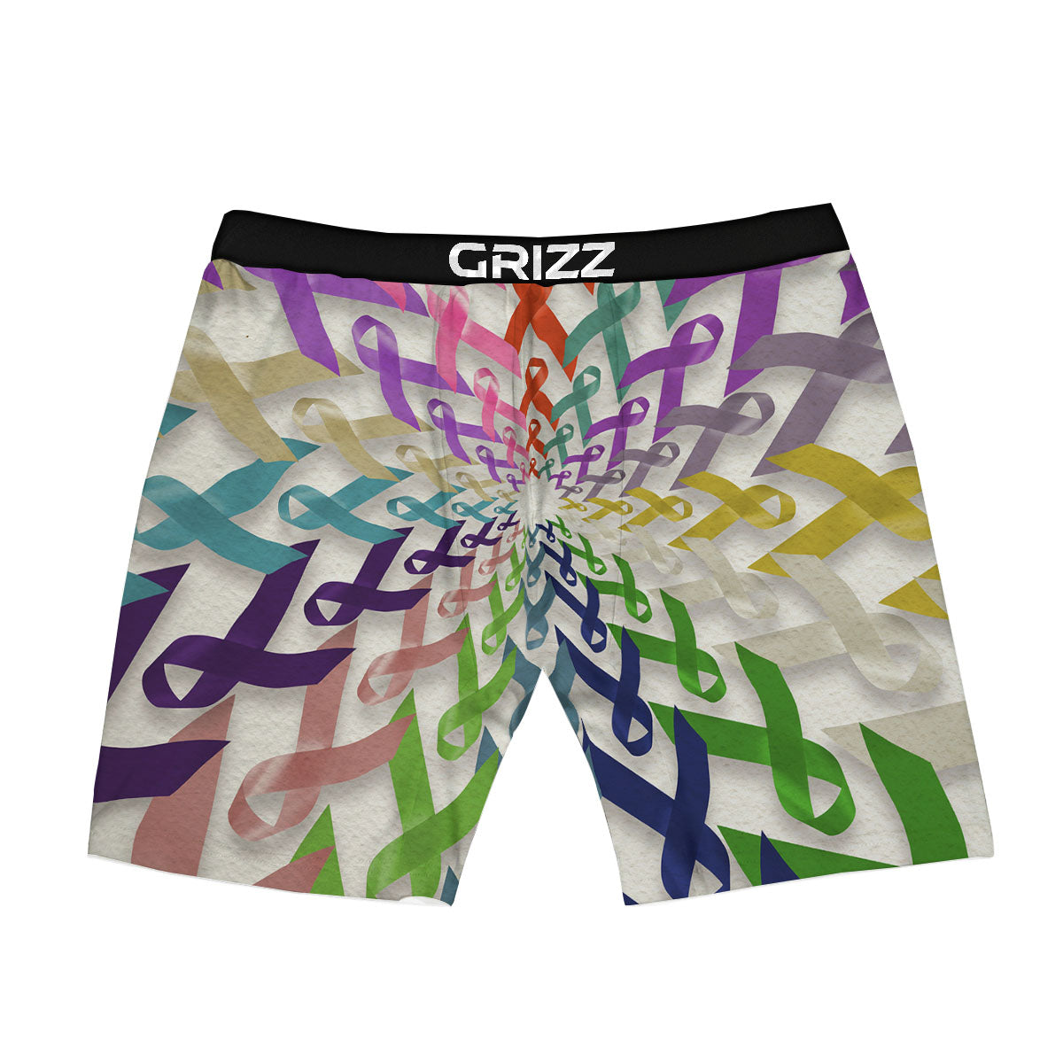 Awareness Mandala Cancer Print Boxer Briefs-grizzshop