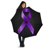 Awareness Ribbon Purple Cancer Print Umbrella-grizzshop