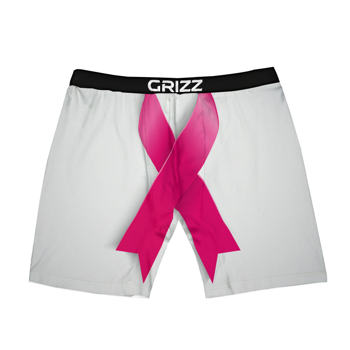 Awareness Ribbons Cancer Print Boxer Briefs-grizzshop