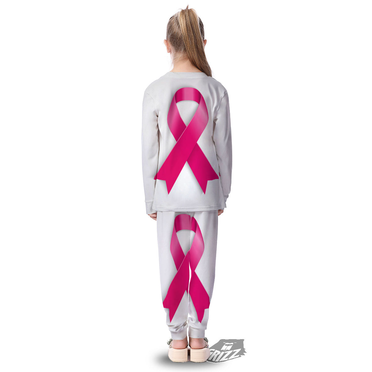 Awareness Ribbons Cancer Print Kid's Pajamas-grizzshop