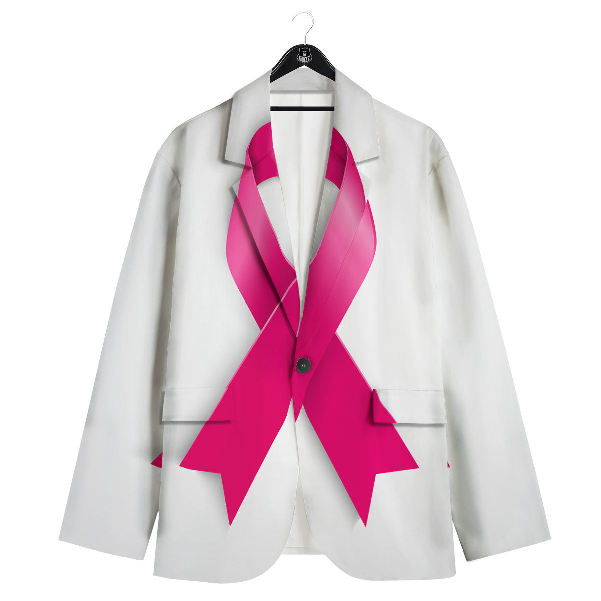 Awareness Ribbons Cancer Print Men's Sport Coat-grizzshop