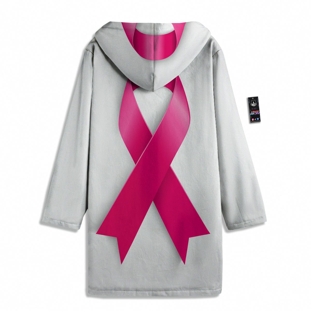 Awareness Ribbons Cancer Print Men's Windbreaker Jacket-grizzshop
