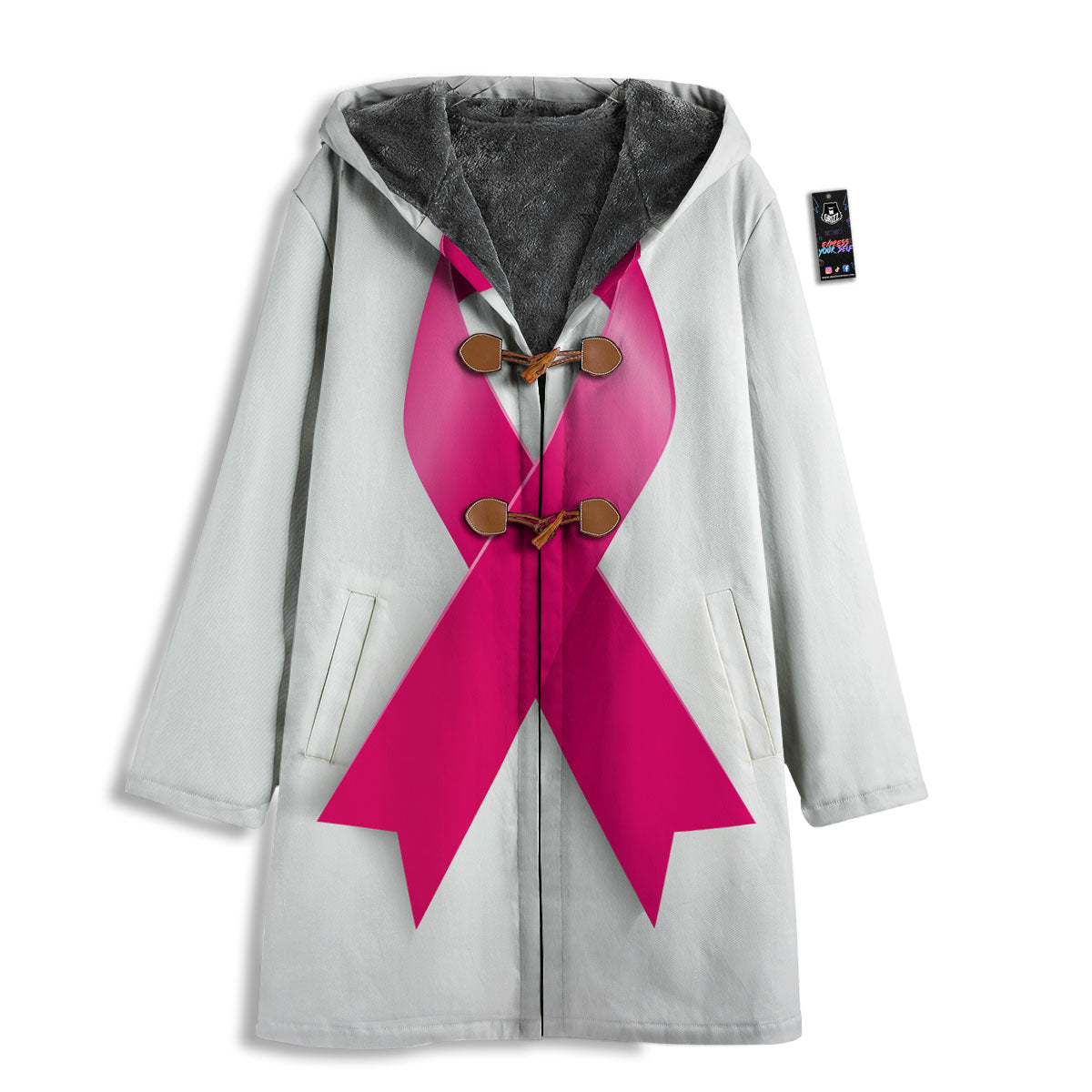 Awareness Ribbons Cancer Print Men's Windbreaker Jacket-grizzshop