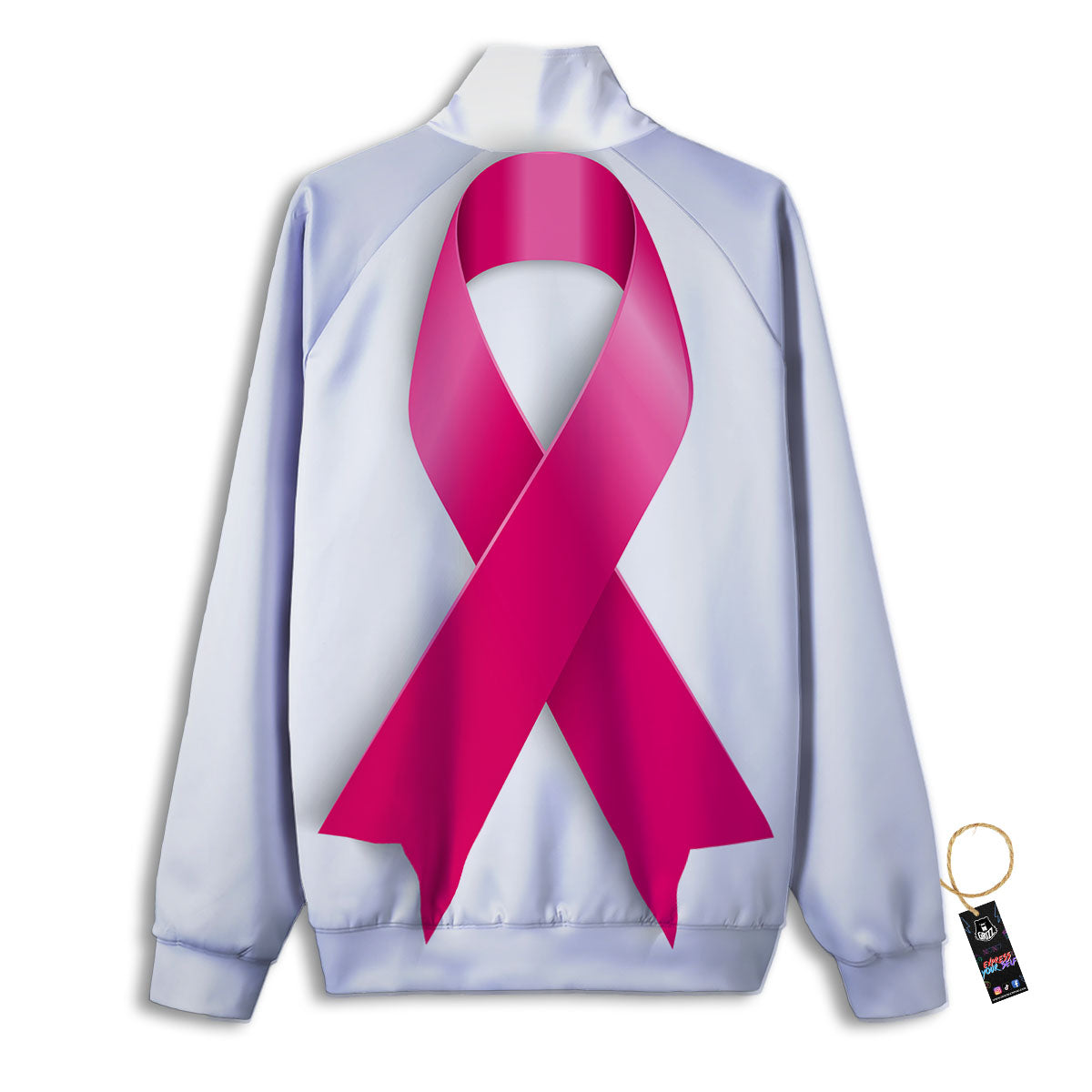 Awareness Ribbons Cancer Print Track Jacket-grizzshop