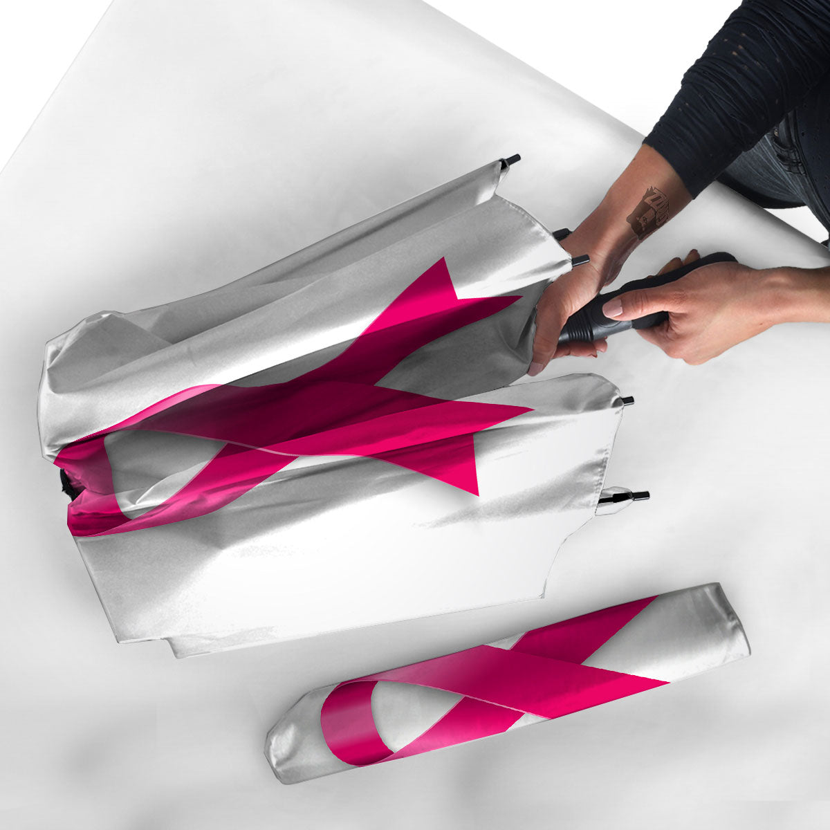 Awareness Ribbons Cancer Print Umbrella-grizzshop