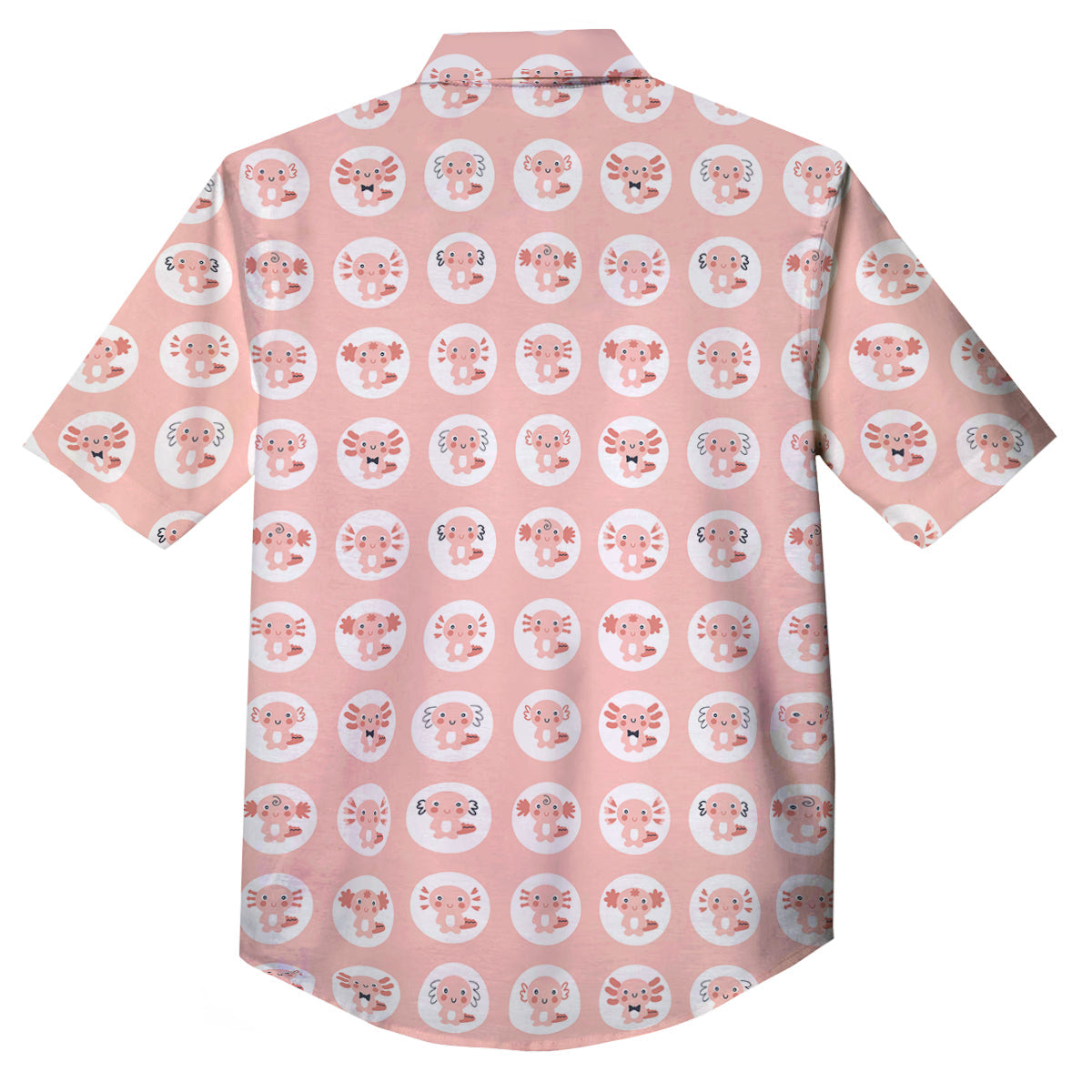 Axolotl Baby Print Pattern Button Up Shirt-grizzshop