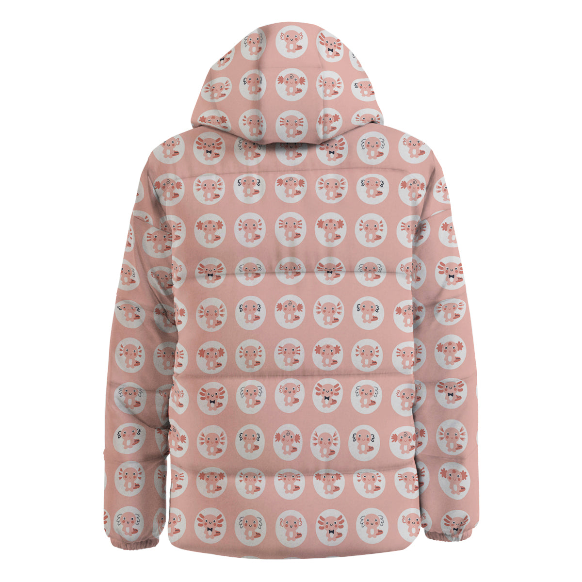 Axolotl Baby Print Pattern Down Jacket-grizzshop
