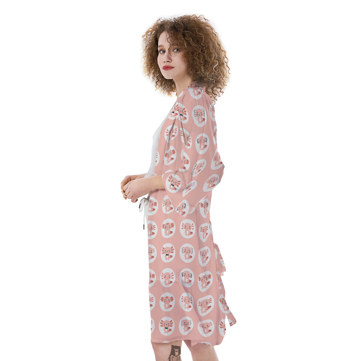 Axolotl Baby Print Pattern Kimono-grizzshop