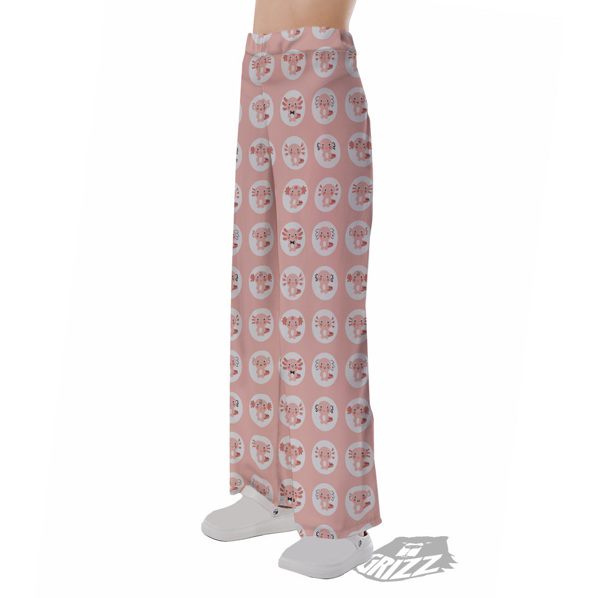 Axolotl Baby Print Pattern Pajama Pants-grizzshop