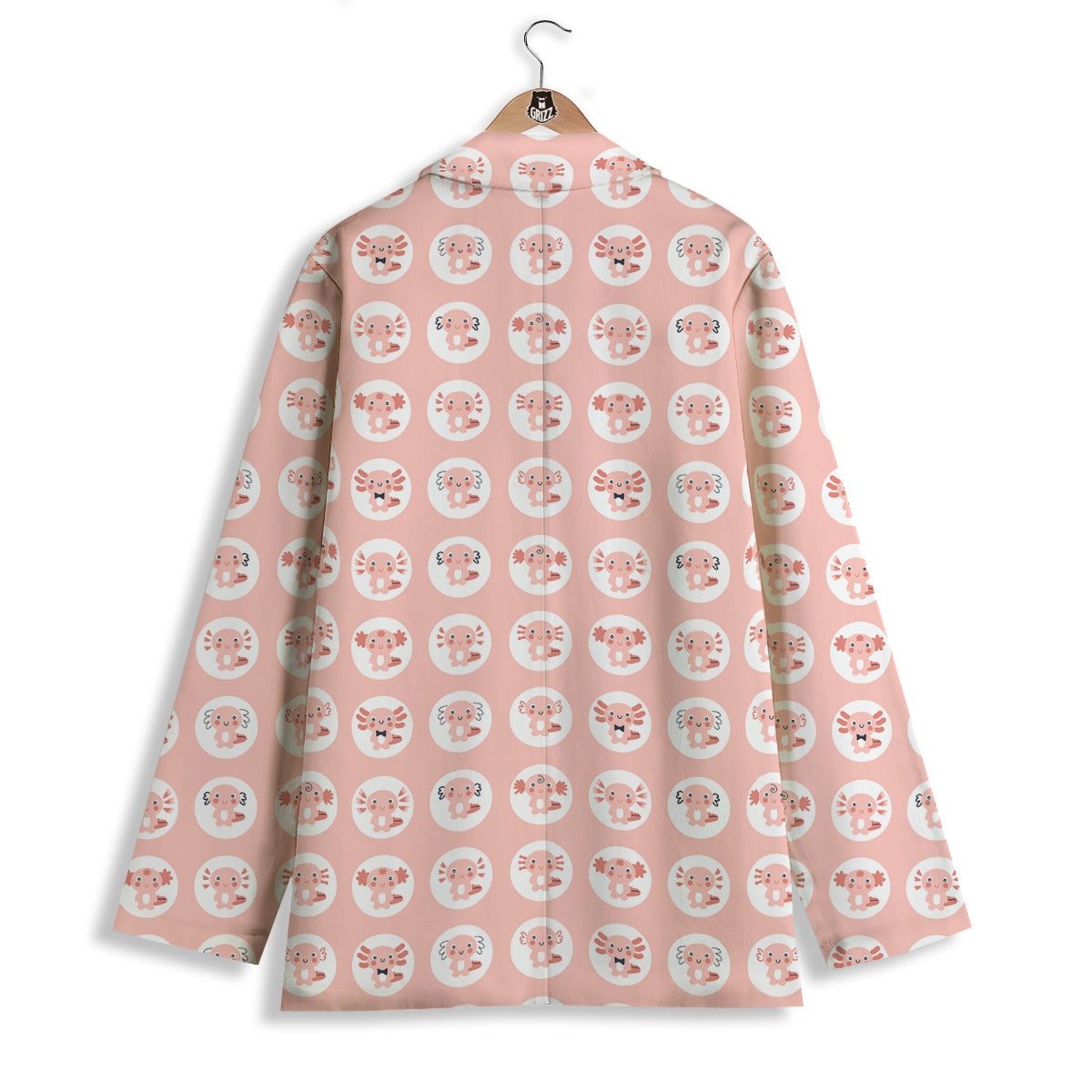 Axolotl Baby Print Pattern Women's Blazer-grizzshop