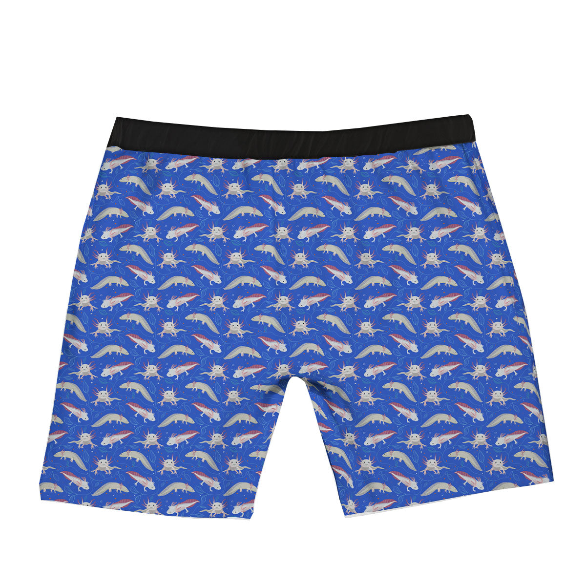 Axolotl Blue Print Pattern Boxer Briefs-grizzshop