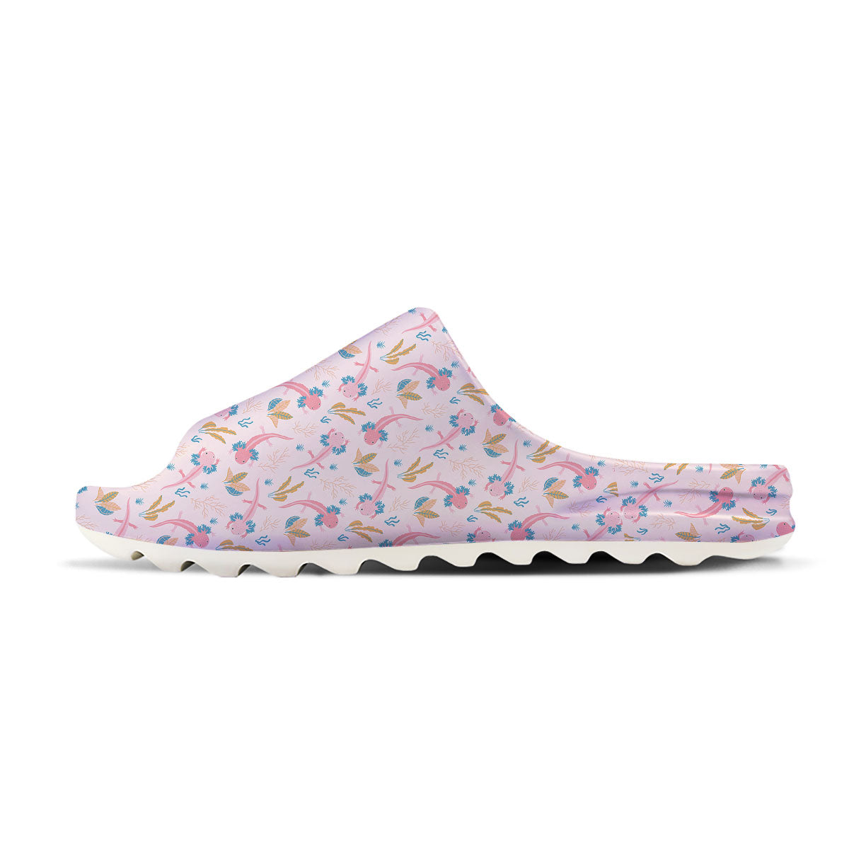 Axolotl Pastel Print Pattern Sandals-grizzshop