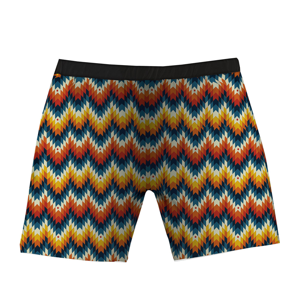 Aztec American Print Pattern Boxer Briefs-grizzshop