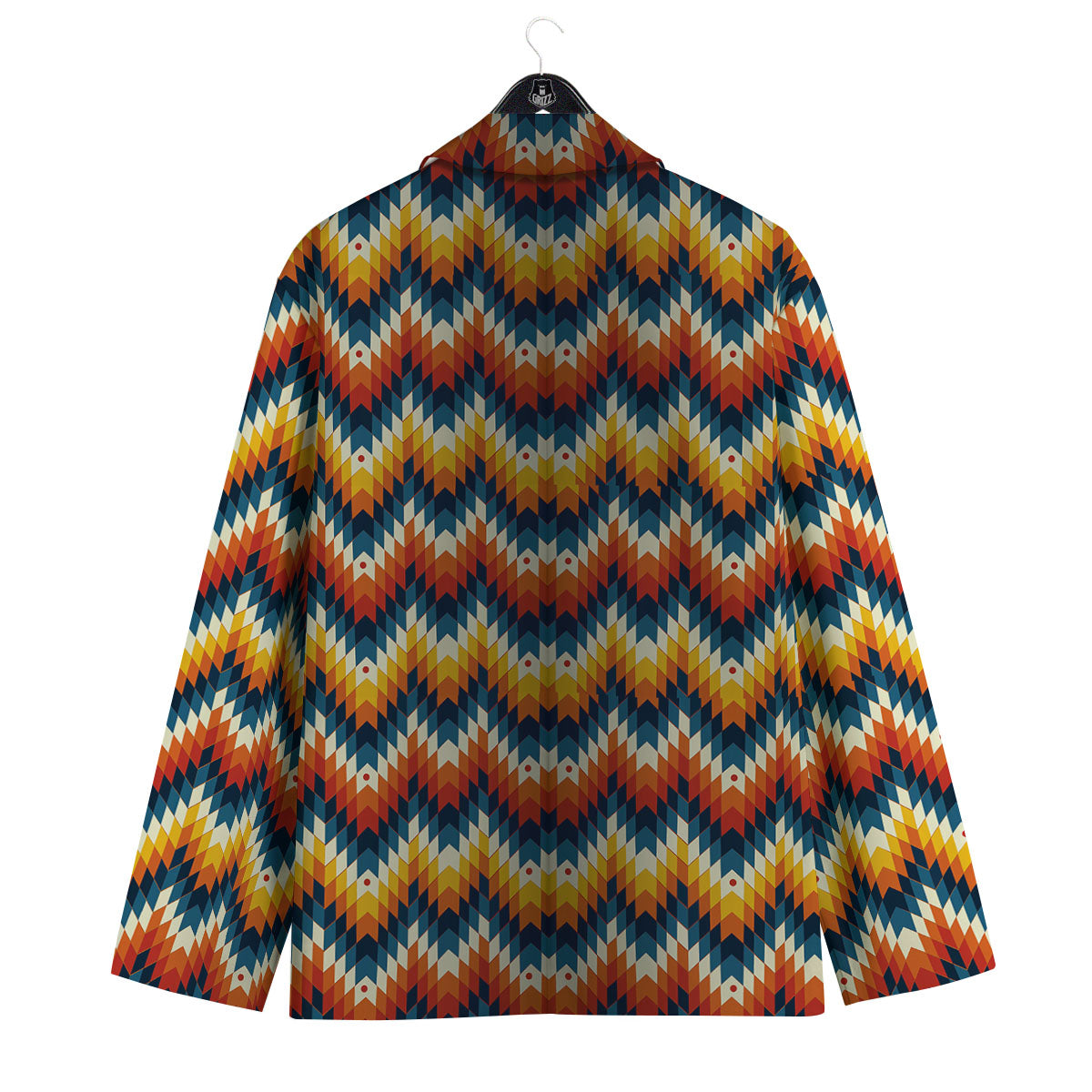 Aztec American Print Pattern Men's Sport Coat-grizzshop