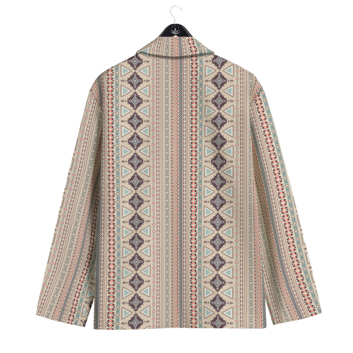 Aztec Beige Print Pattern Men's Sport Coat-grizzshop