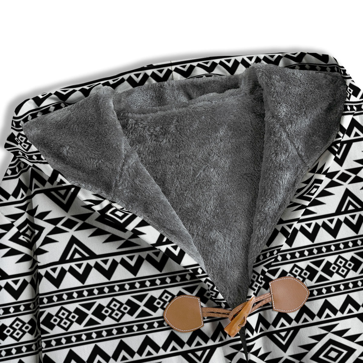 Aztec Black Ethnic Print Pattern Men's Windbreaker Jacket-grizzshop