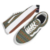 Aztec Boho Tribal Print Pattern Skate Shoes-grizzshop