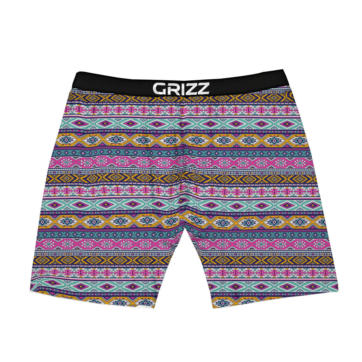Aztec Bright Colors Print Pattern Boxer Briefs-grizzshop