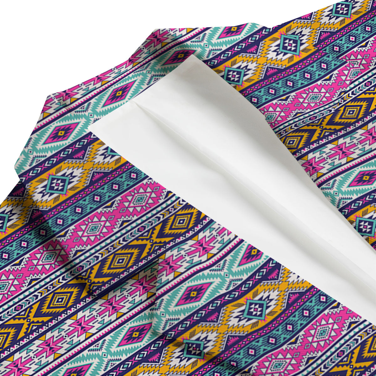 Aztec Bright Colors Print Pattern Men's Blazer-grizzshop