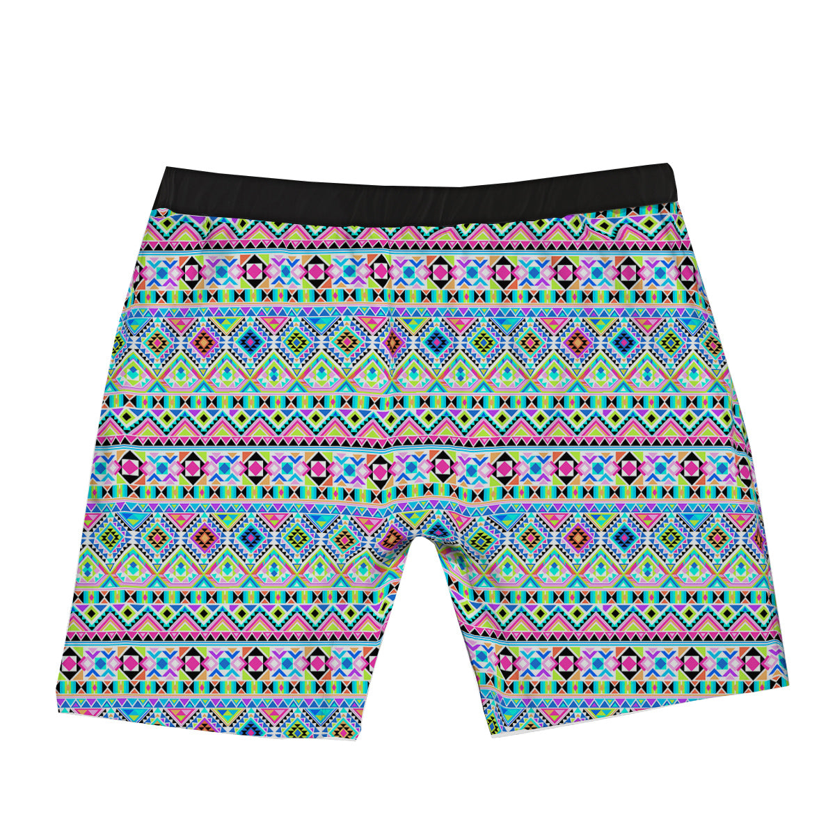 Aztec Colorful Print Pattern Boxer Briefs-grizzshop